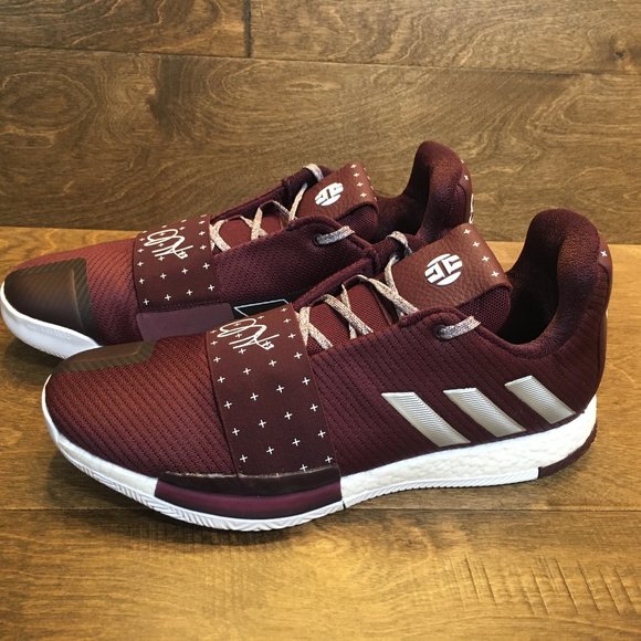 New Adidas Boost Harden Vol 3 Maroon 